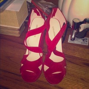 Beautiful red wedges